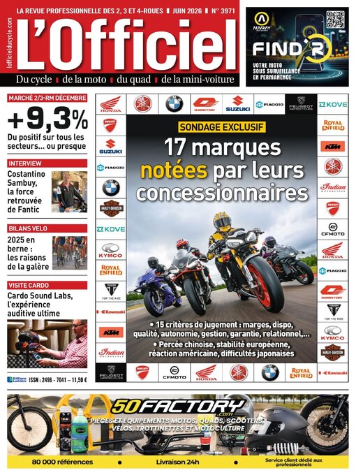Cover image for L'Officiel du Cycle